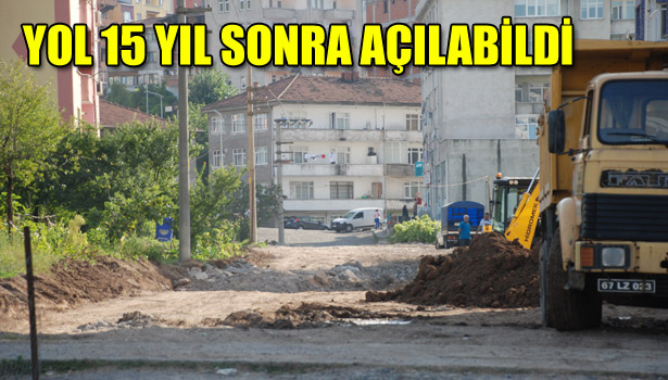 PAZARYERİ YOLU 15 YIL SONRA AÇILABİLDİ