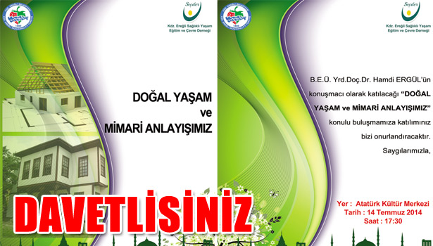 KONFERANSA DAVETLİSİNİZ