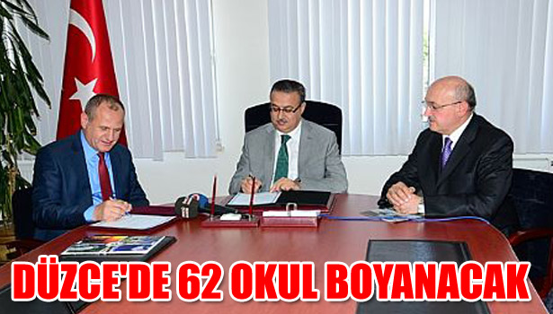 DÜZCE'DE 62 OKUL BOYANACAK