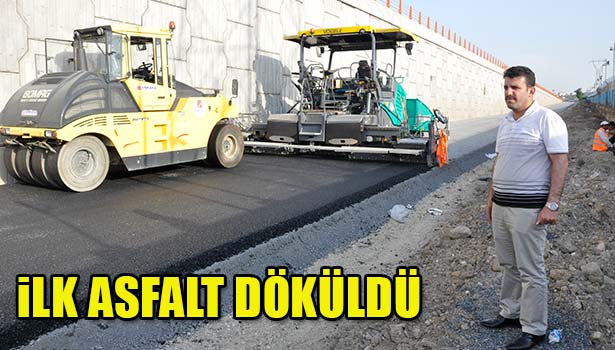 GÜLÜÇ -KEPEZ YOLUNDA ASFLATA BAŞLANDI