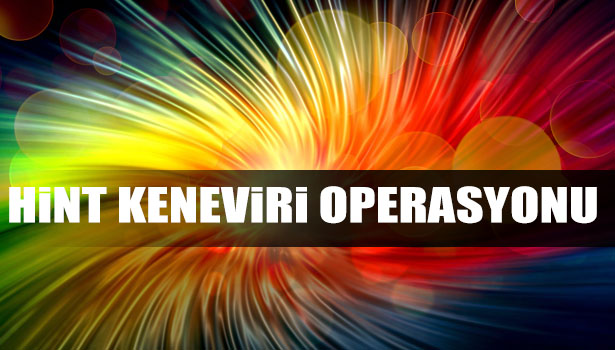JANDARMA'DAN HİNT KENEVİRİ OPERASYONU