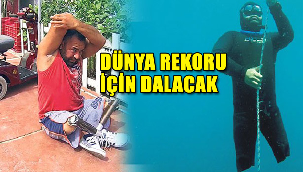 DÜNYA REKORU İÇİN 20 METREYE DALACAK