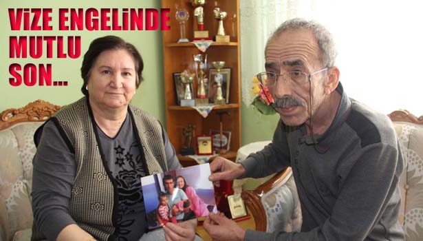 VİZVİZE ENGELİNDE MUTLU SON, TORUNLARINA KAVUŞUYORLAR