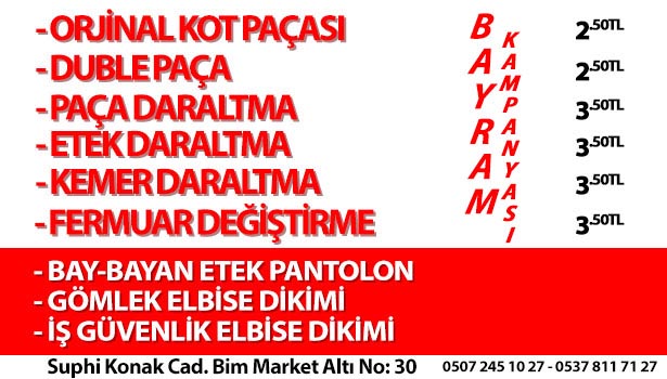 İREM TEKSTİL'DE BAYRAM KAMPANYASI