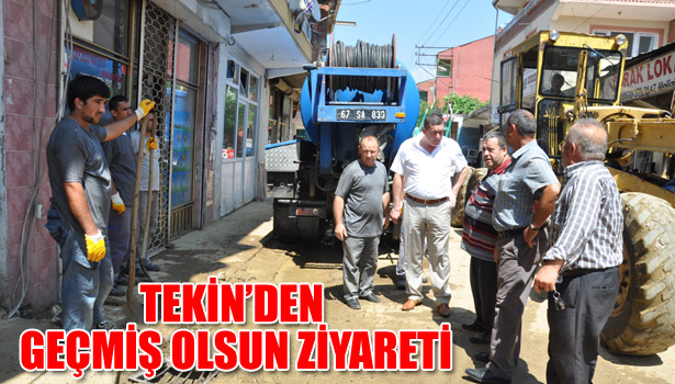 TEKİN'DEN GEÇMİŞ OLSUN ZİYARETİ