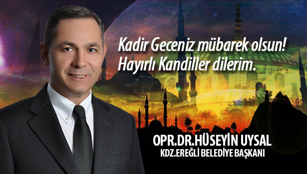 UYSAL'DAN KADİR GECESİ MESAJI
