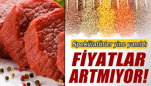 PALANDÖKEN: 'SPEKÜLATÖRLER YİNE YANILDI, FİYATLAR ARTMIYOR