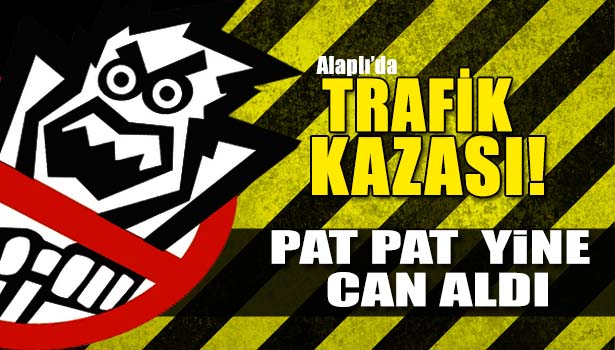 ALAPLI'DA PATPAT KAZASI: 1 ÖLÜ, 2 YARALI