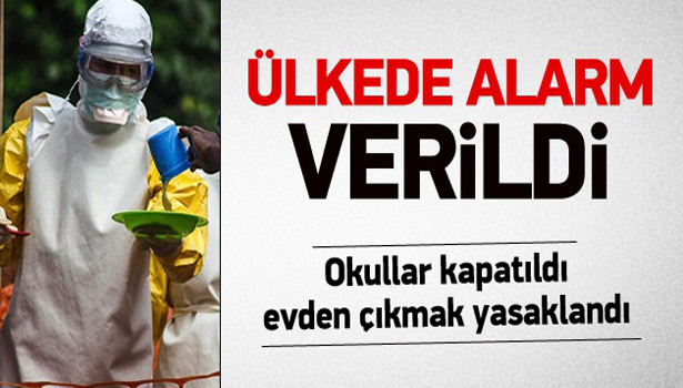 EBOLA SALGINI LİBERYA'YI ALARMA GEÇİRDİ