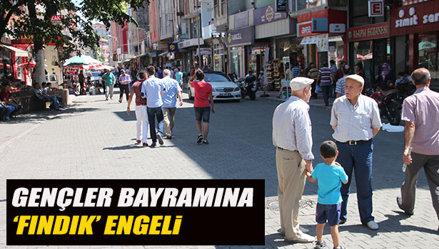 GENÇLER BAYRAMI, 'FINDIK'A TAKILDI