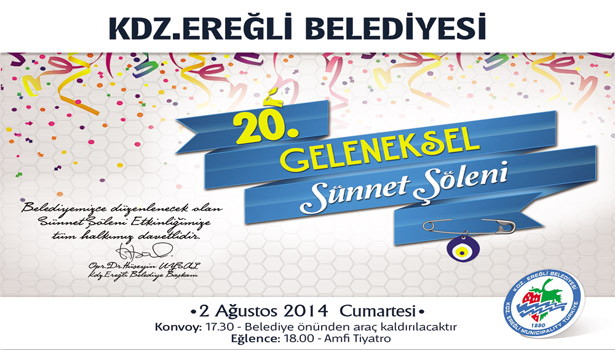 SÜNNET ŞÖLENİ CUMARTESİ GÜNÜ