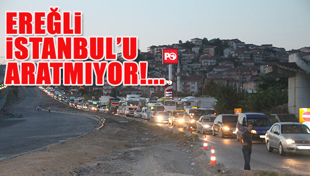 SEVKİYAT TIR'LARI KİLOMETRELERCE KUYRUK OLUŞTURDU