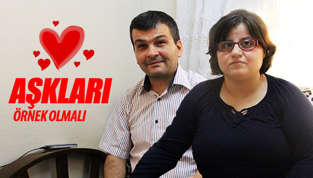 GÖRME ENGELLİ ÇİFTİN AŞKI ENGELLERİ AŞTI