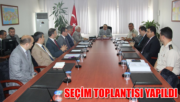 SEÇİM TOPLANTISI YAPILDI