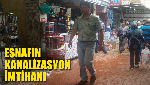 ESNAF ZOR ANLAR YAŞIYOR