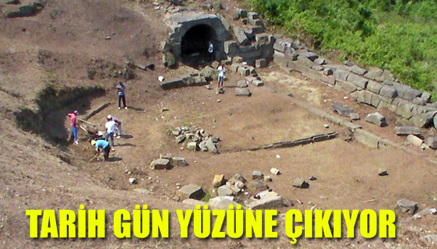 FİLYOS'TA TARİH GÜN YÜZÜNE ÇIKMAYA DEVAM EDİYOR