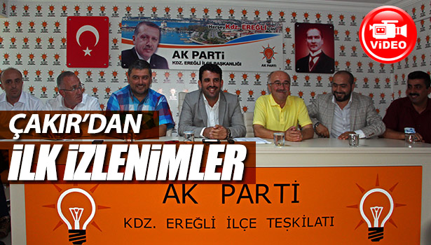 ÇAKIR, CUMHURBAŞKANLIĞI SEÇİMLERİNİ DEĞERLENDİRDİ