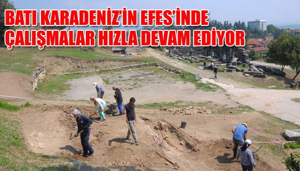 BATI KARADENİZ'İN EFES'İNDE ÇALIŞMALAR HIZLA DEVAM EDİYOR