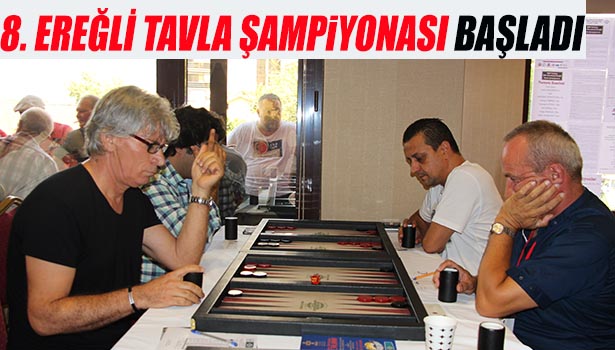 8. EREĞLİ TAVLA ŞAMPİYONASI ANA AKTİVİTE PROGRAMI İLE BAŞLADI