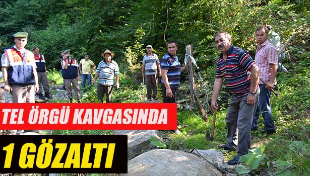 TEL ÖRGÜ TARTIŞMASI KAVGA İLE BİTTİ: 1 GÖZALTI