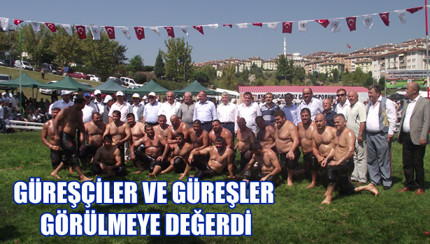 GÜREŞÇİLER VE GÜREŞLER GÖRÜLMEYE DEĞERDİ