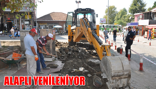 ALAPLI YENİLENİYOR