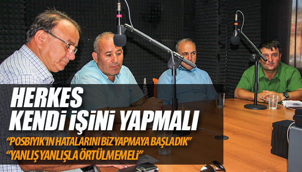 HERKES KENDİ İŞİNİ YAPMALI