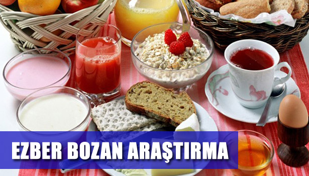 KAHVALTIYLA İLGİLİ EZBER BOZAN ARAŞTIRMA