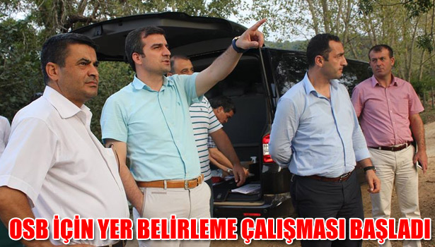 AKÇAKOCA'DA OSB İÇİN YER BELİRLEME ÇALIŞMASI BAŞLADI