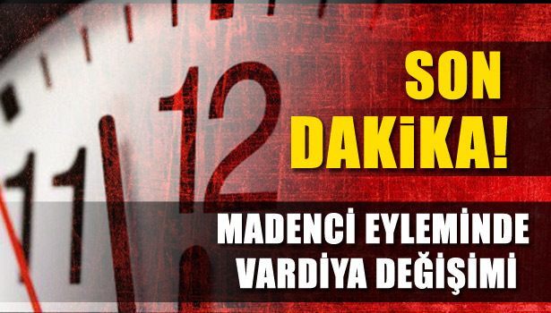 MADEN İŞÇİLERİ ARKADAŞLARI İÇİN EYLEM BAŞLATTILAR