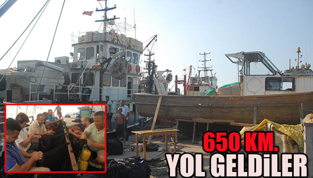 BALIK İÇİN 650 KİLOMETRE YOL GELDİLER