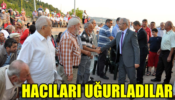 BAŞKAN VE VEKİL, EREĞLİ VE ALAPLI HACILARINI UĞURLADI