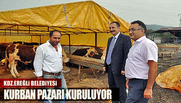 KDZ.EREĞLİ BELEDİYESİ KURBAN PAZARI KURULUYOR