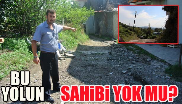 KORUBAŞI MAHALLESİ SAKİNLERİNDEN BOZUK YOL TEPKİSİ