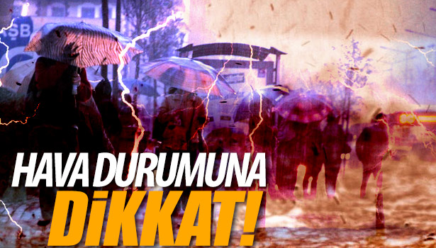 HAVA DURUMUNA DİKKAT!