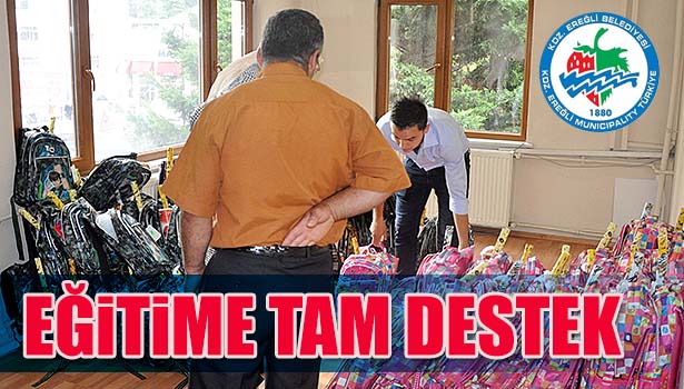 KARADENİZ EREĞLİ BELEDİYESİ'NDEN EĞİTİME TAM DESTEK