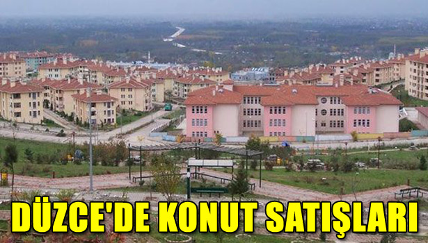 DÜZCE'DE KONUT SATIŞLARI