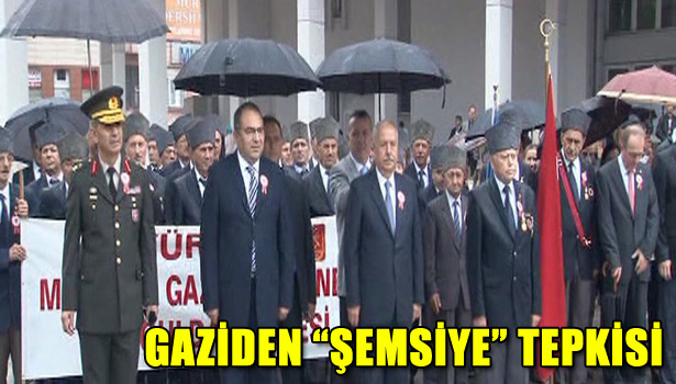 GAZİDEN "ŞEMSİYE" TEPKİSİ