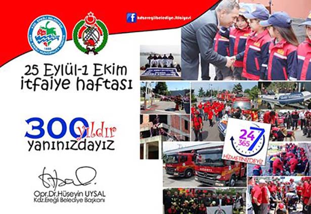 İTFAİYE HAFTASI KUTLANACAK