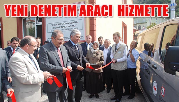 YENİ DENETİM ARACI İÇİN TÖREN DÜZENLENDİ