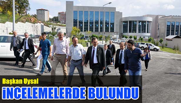 BAŞKAN UYSAL BAYRAM ÖNCESİ ÇEŞİTLİ İNCELEMELERDE BULUNDU