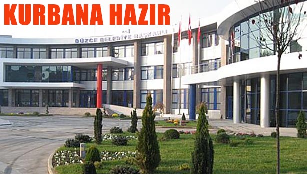 DÜZCE BELEDİYESİ KURBANA HAZIR