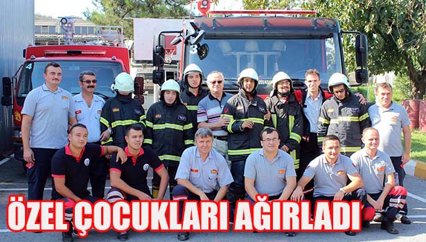 İTFAİYE MÜDÜRLÜĞÜ ÖZEL ÇOCUKLARI AĞIRLADI