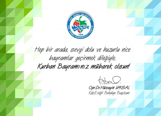 KDZ.EREĞLİ BELEDİYESİ KURBAN BAYRAMI MESAJI