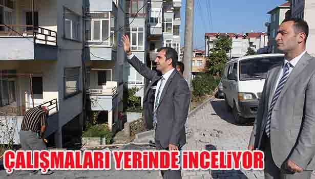 YEMENİCİ ÇALIŞMALARI YERİNDE İNCELİYOR