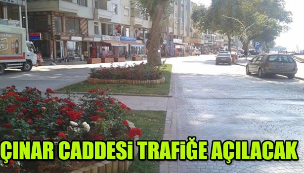 ÇINAR CADDESİ GİDİŞ GELİŞ TRAFİĞİNE AÇILACAK