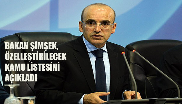 KAMU'DA ÖZELLEŞTİRİLECEK ALANLAR AÇIKLANDI