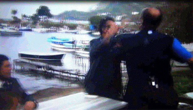 AK PARTİ BAYRAMLAŞMASINDA OLAY