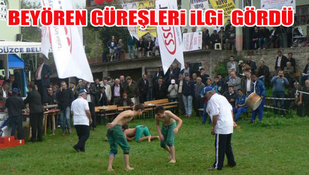 ANKARA ve İSTANBUL'DAN BEYÖREN GÜREŞLERİNE İLGİ VAR