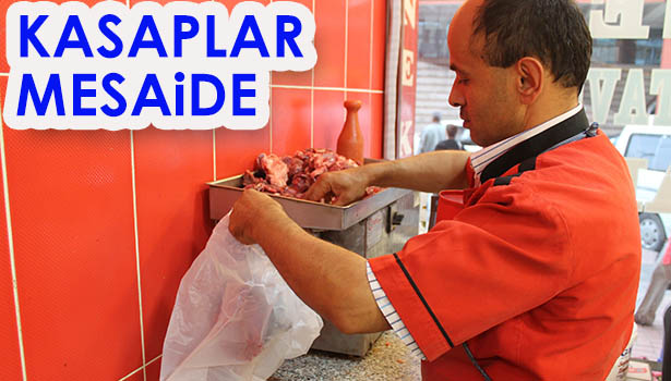 ZONGULDAKLI KASAPLARIN KIYMA ÇEKME MESAİSİ